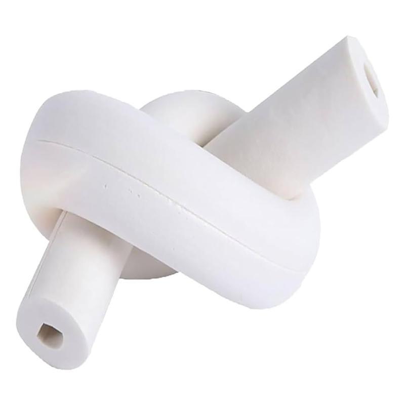 White colored duct insulation pipe, made with Sponge Foam Rubber