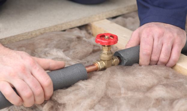 self-install insulation pipe at home